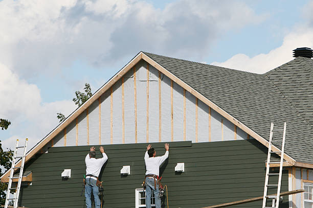 Professional Siding Contractor technician working in South Solon, OH